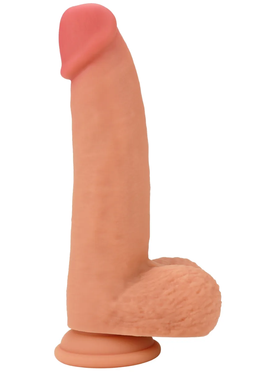 Realistické dildo z tekutého silikónu 20 cm