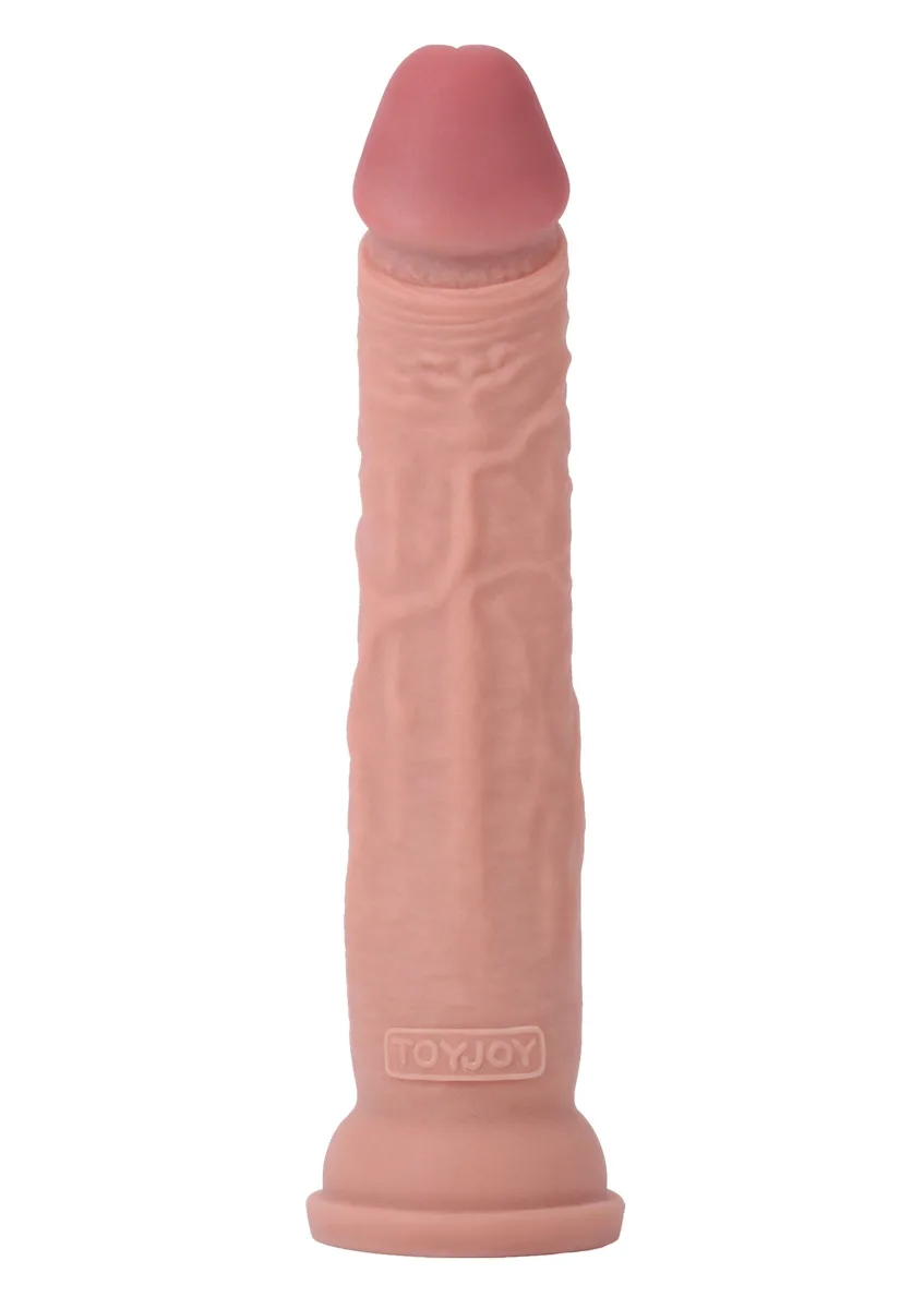 Luxusný dvojhustotný Dong TPE 33 cm