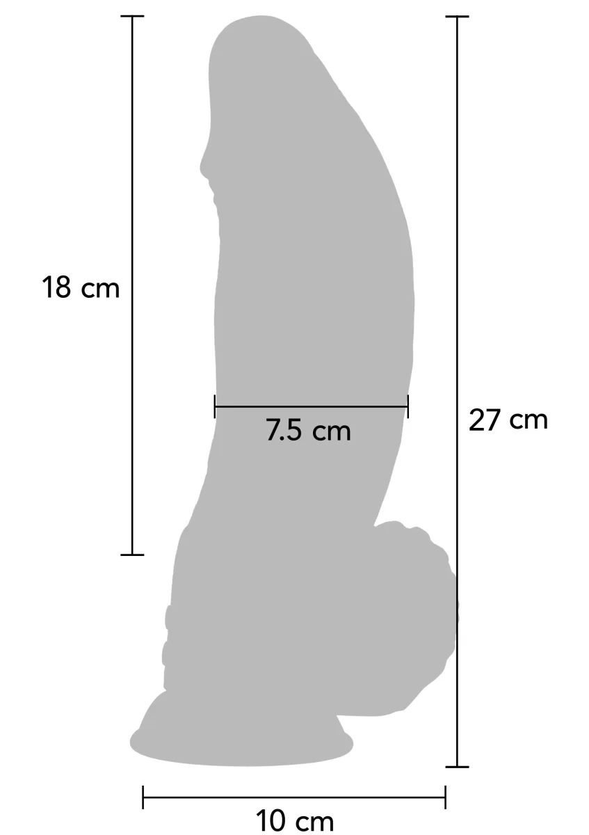 Démonické monštrum dildo