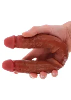Silikónový dvojitý penis predkožky 40 cm — obrázok 5