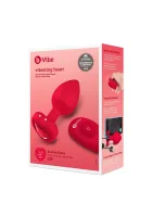 Vibračný kolík B-Vibe v tvare srdca, veľkosť M/L — obrázok 3