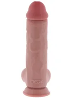 Luxusné hrubé dildo s dvojitou hustotou TPE 25 cm — obrázok 6