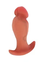 Realistický análny kolík z tekutého silikónu 10 cm — obrázok 1