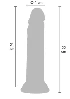 Realistický tekutý silikónový Dong 23 cm — obrázok 8