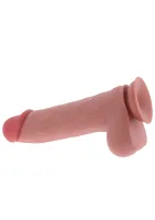 Luxusné hrubé dildo s dvojitou hustotou TPE 31 cm — obrázok 2