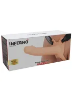 Silikónový strapon na dutý penis 18 cm — obrázok 3