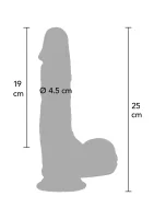 Ultra realistické silikónové dildo 23 cm — obrázok 2