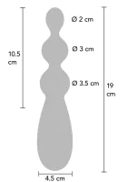 Análny vibrátor Triple Thrill — obrázok 2