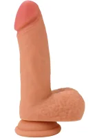 Realistické dildo z tekutého silikónu 18 cm — obrázok 1