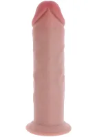 Luxusný dvojitý hustý hrubý Dong TPE 25,5 cm — obrázok 6