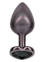 Veľký diamantový plug so srdiečkom — obrázok 1