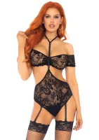 Bandeau top a podväzkový plyšový plyš — obrázok 3