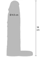 Silikónový krúžok na penis 18 cm — obrázok 2