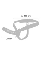 Silikónový strapon na dutý penis 20 cm — obrázok 2