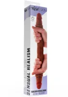Silikónový dvojitý penis predkožky 40 cm — obrázok 3