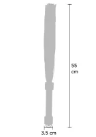 Bič z pravej kože 55 cm — obrázok 2