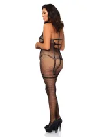 Plus Fishnet Halter Bodystocking — obrázok 3