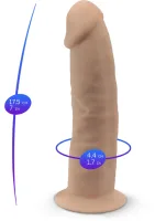 Vibračný model dilda 7 palcov — obrázok 7