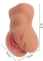 Vibračný masturbátor s otvorom pre štetku — obrázok 4