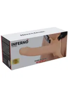 Silikónový strapon na dutý penis 20 cm — obrázok 3