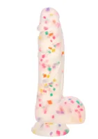 Dildo s náušnicami 15,25 cm — obrázok 4