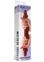 Silikónový dvojitý penis predkožky 35 cm — obrázok 3
