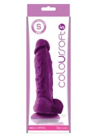 Mäkké dildo ColourSoft 5 palcov — obrázok 3