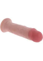 Luxusný dvojitý hustý hrubý Dong TPE 25,5 cm — obrázok 9