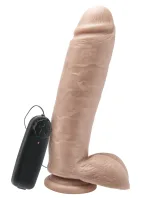 Vibračné dildo z PVC 25,5 cm — obrázok 1