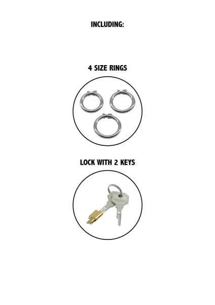Chestity Cock Harness X-Short